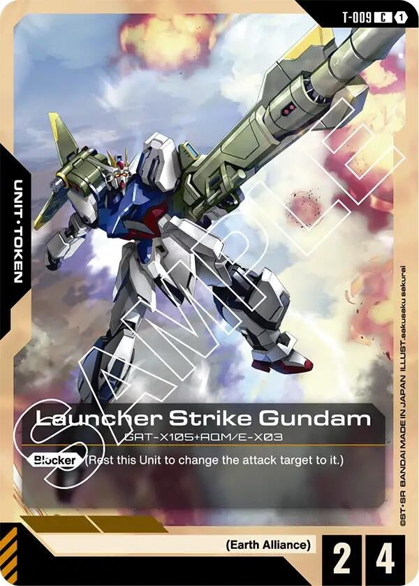 Image for Launcher Strike Gundam (T-009) Token (T-009) (GD01) - Gundam Card Game