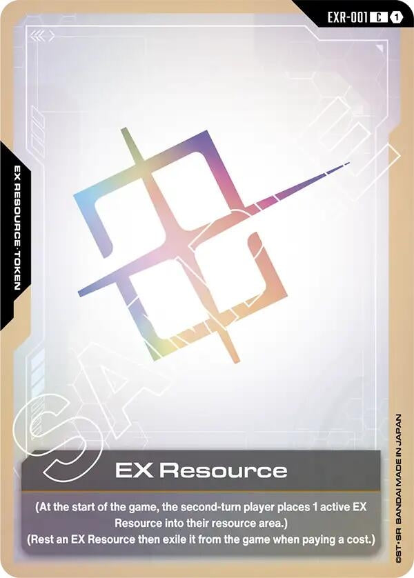 Image for EX Resource (EXR-001) (GD01) - Gundam Card Game