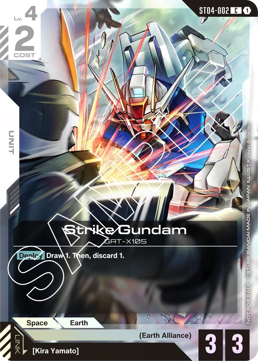 Image for Strike Gundam (Launch Event) (ST04-002) (GCG-PR) - Gundam Card Game
