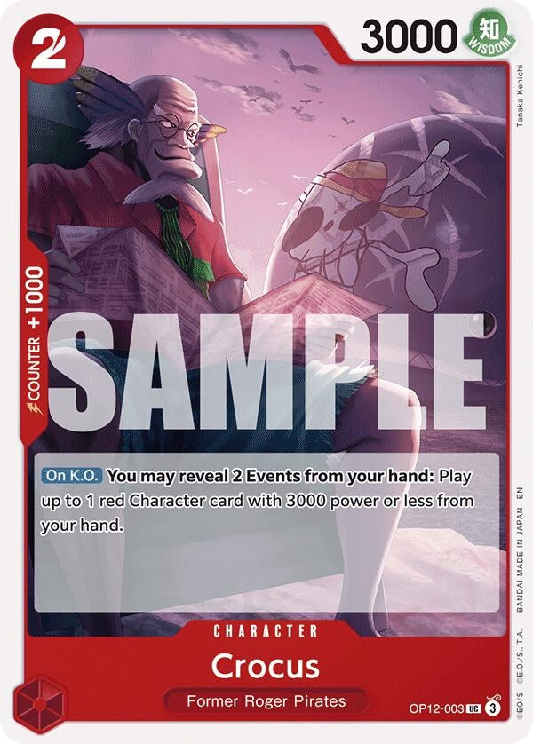Image for Crocus (OP12-003) (OP12) - One Piece Card Game