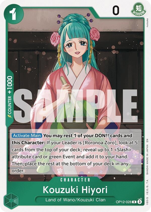 Image for Kouzuki Hiyori (OP12-028) (OP12) - One Piece Card Game