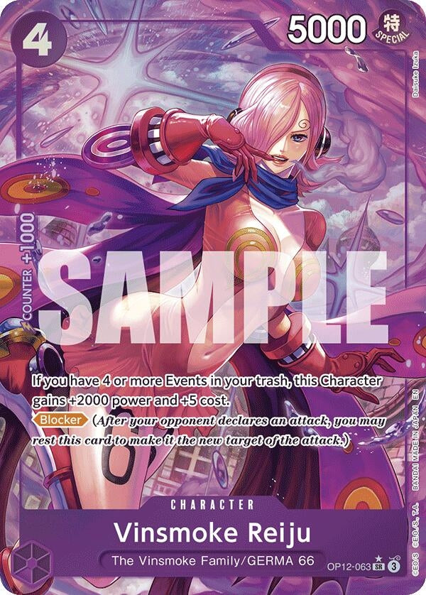 Image for Vinsmoke Reiju (Alternate Art) (OP12-063) (OP12) - One Piece Card Game
