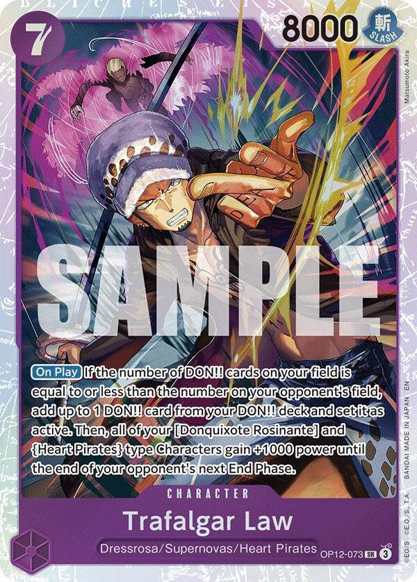 Image for Trafalgar Law (073) (OP12-073) (OP12) - One Piece Card Game