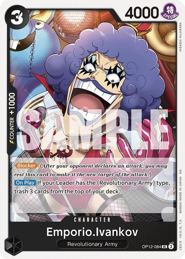 Image for Emporio.Ivankov (084) (OP12-084) (OP12) - One Piece Card Game