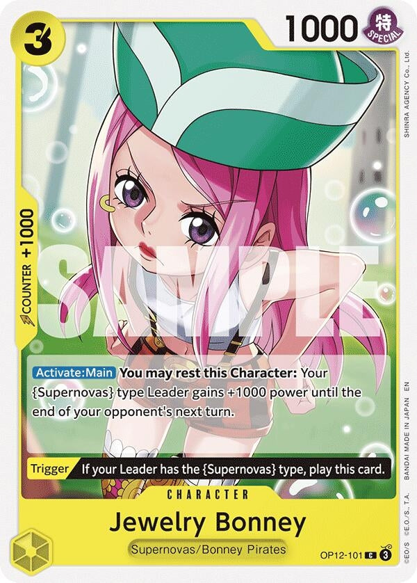 Image for Jewelry Bonney (101) (OP12-101) (OP12) - One Piece Card Game