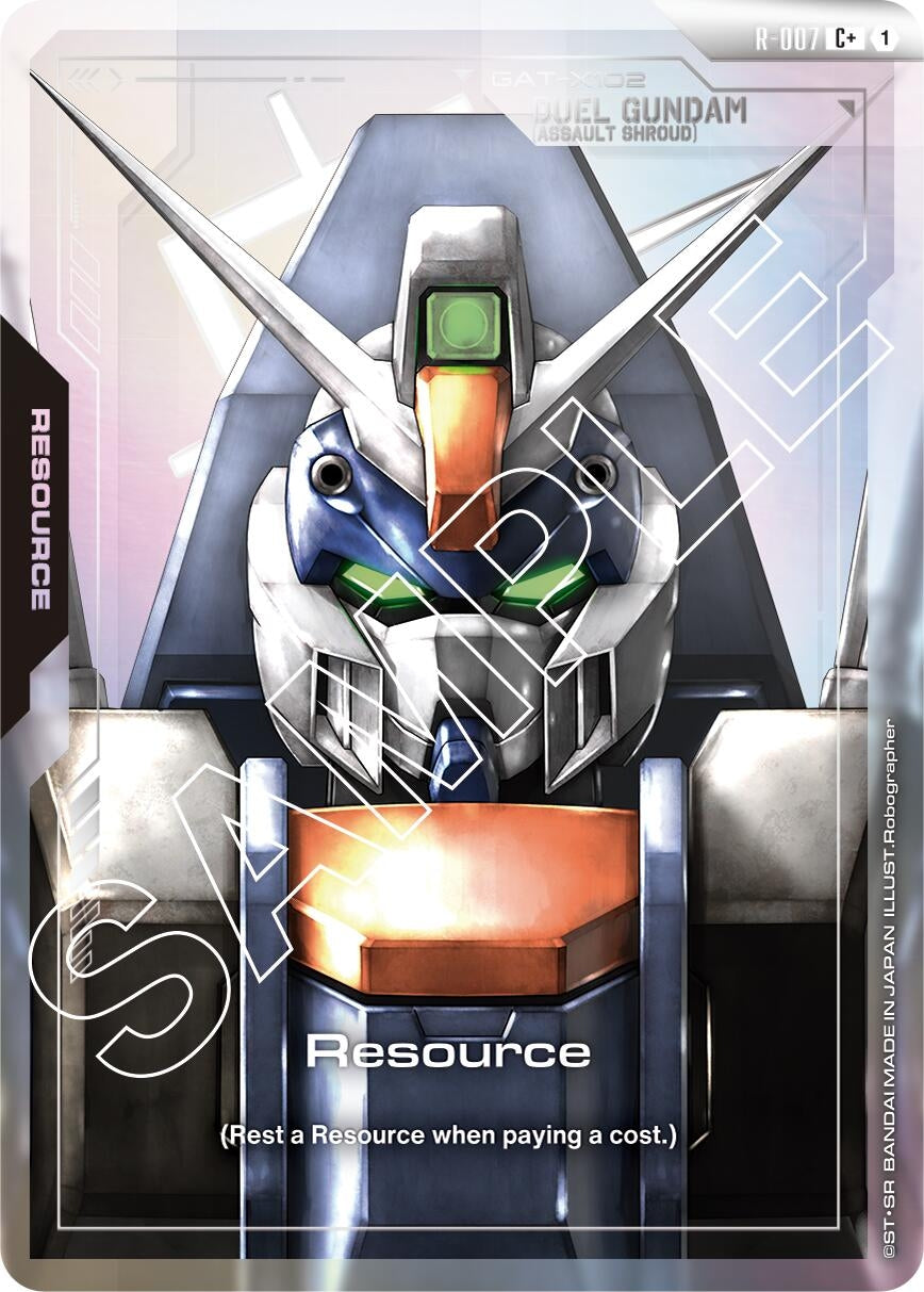 Image for Resource (R-007) (C+) (R-007) (GD01) - Gundam Card Game