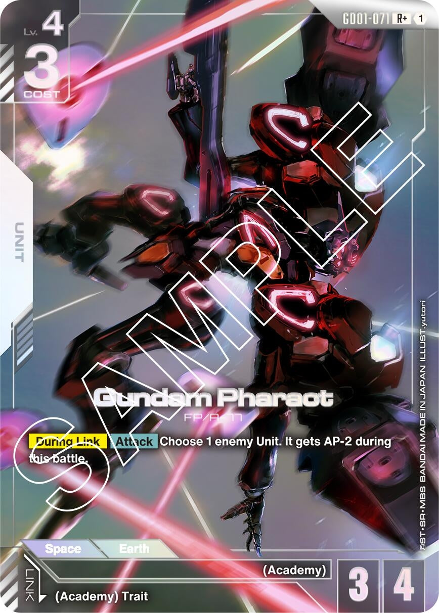 Image for Gundam Pharact (R+) (GD01-071) (GD01) - Gundam Card Game