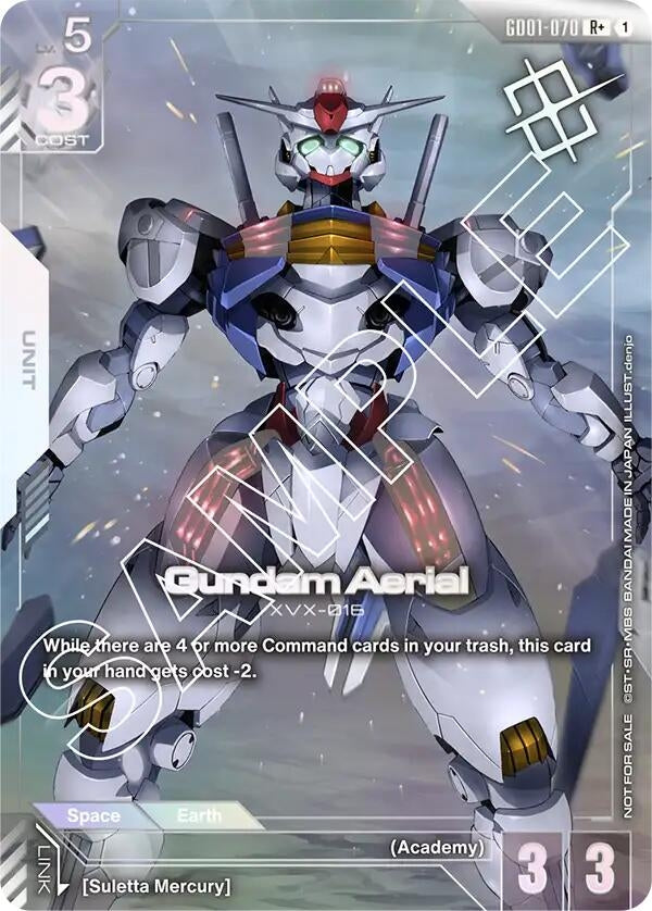 Image for Gundam Aerial (Store Tournament Winner Pack 01) (GD01-070) (GCG-PR) - Gundam Card Game