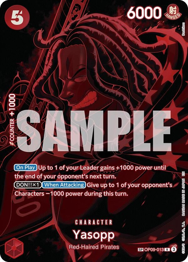 Image for Yasopp (SP) (OP09-013) (OP12) - One Piece Card Game