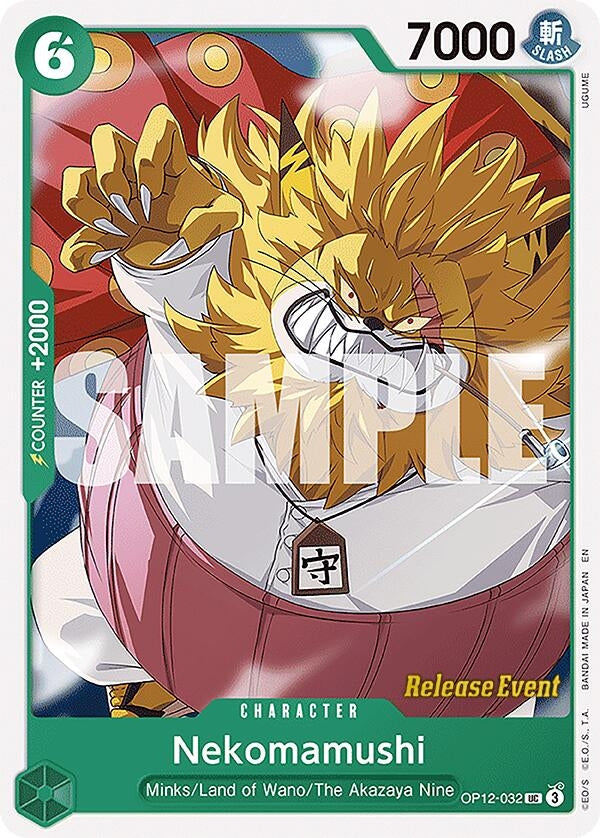 Image for Nekomamushi (OP12-032) (OP12 RE) - One Piece Card Game