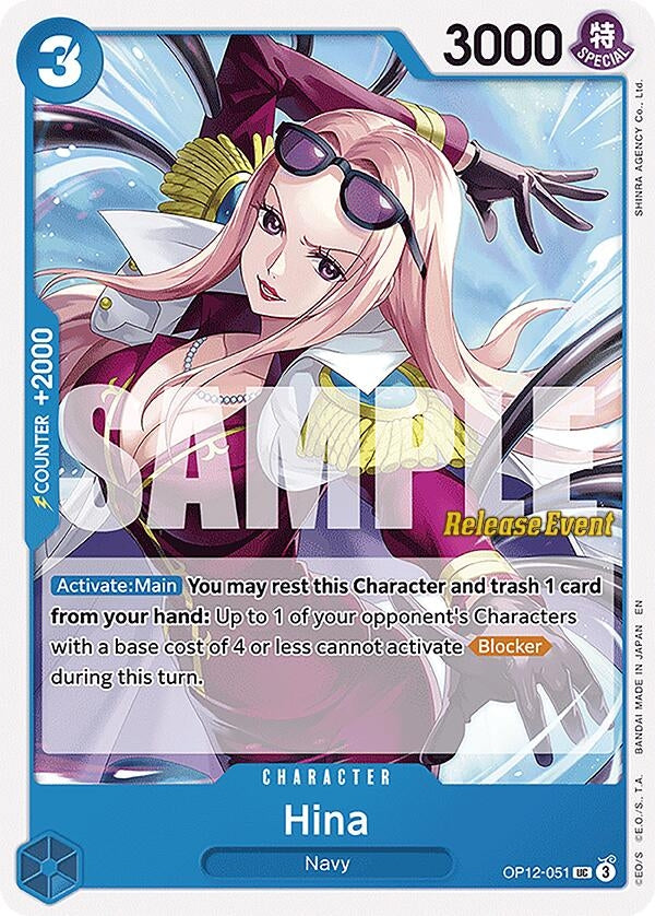 Image for Hina (OP12-051) (OP12 RE) - One Piece Card Game