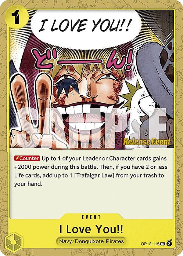 Image for I Love You!! (OP12-115) (OP12 RE) - One Piece Card Game