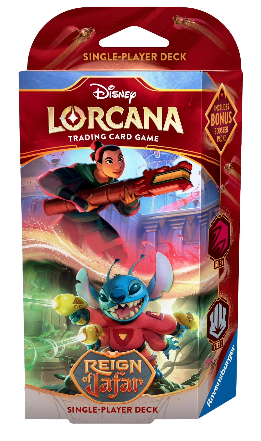 Disney Lorcana: Reign of Jafar Starter Deck (Ruby & Steel)