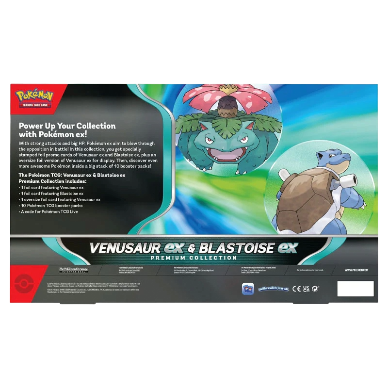 Pokémon TCG: Venusaur /Blastoise ex Premium Collection