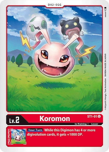 Image for Koromon (ST1-01 U) (ST-1) - Digimon Card Game