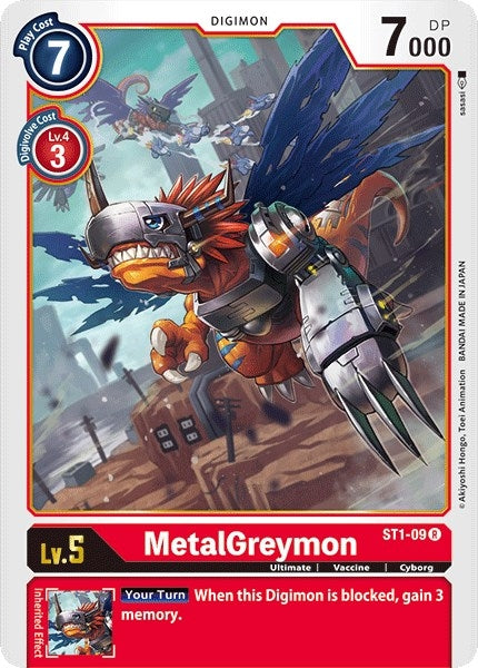 Image for MetalGreymon (ST1-09 R) (ST-1) - Digimon Card Game