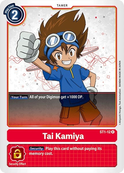 Image for Tai Kamiya (ST1-12 R) (ST-1) - Digimon Card Game