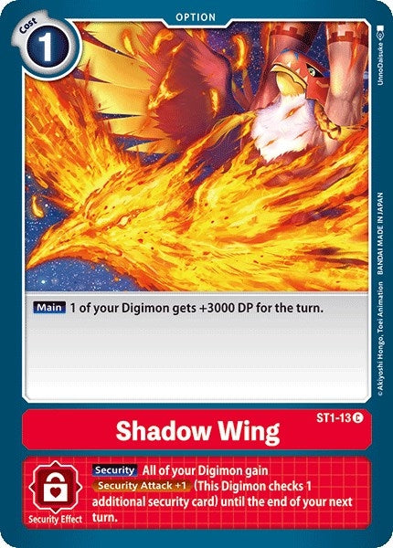 Image for Shadow Wing (ST1-13 C) (ST-1) - Digimon Card Game