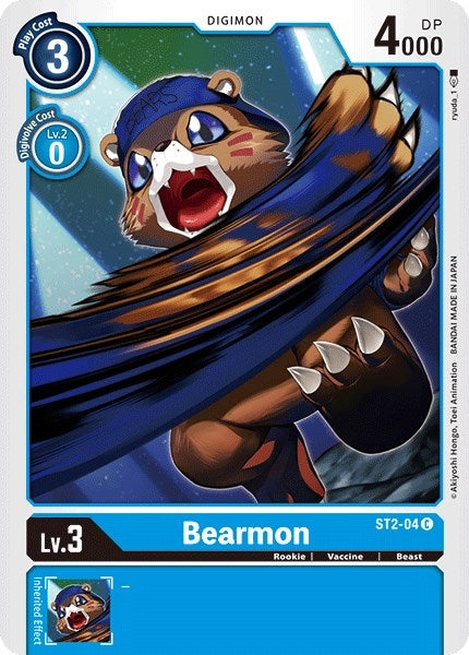 Image for Bearmon (ST2-04 C) (ST-2) - Digimon Card Game