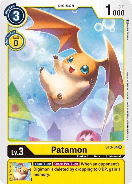 Image for Patamon (ST3-04 U) (ST-3) - Digimon Card Game