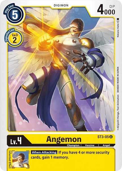 Image for Angemon (ST3-05 U) (ST-3) - Digimon Card Game