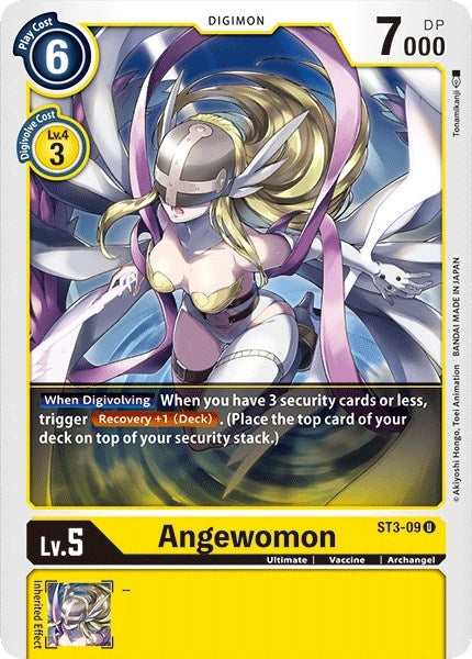 Image for Angewomon (ST3-09 U) (ST-3) - Digimon Card Game