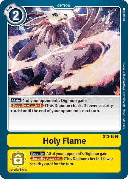 Image for Holy Flame (ST3-015 C) (ST-3) - Digimon Card Game