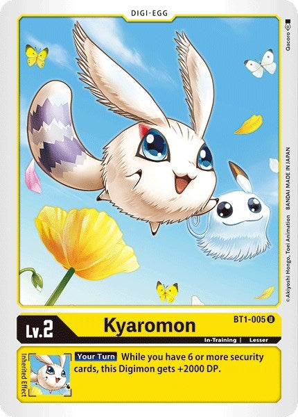 Image for Kyaromon (BT1-005 U) (BT01-03A) - Digimon Card Game