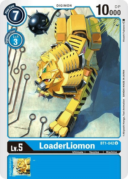Image for LoaderLiomon (BT1-042 U) (BT01-03A) - Digimon Card Game