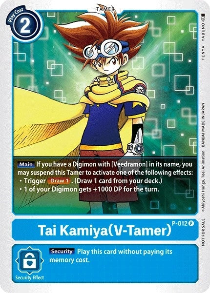 Image for Tai Kamiya (V-Tamer) - P-012 (P-012 P) (D-PR) - Digimon Card Game