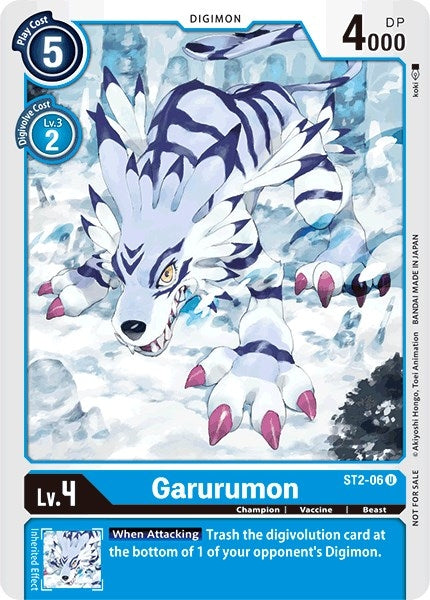 Image for Garurumon - ST2-06 (Tamer Party Promo) (ST2-06 U) (ST-2) - Digimon Card Game