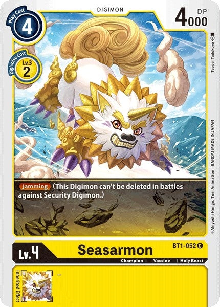 Image for Seasarmon (BT1-052 C) (BT01-03A) - Digimon Card Game