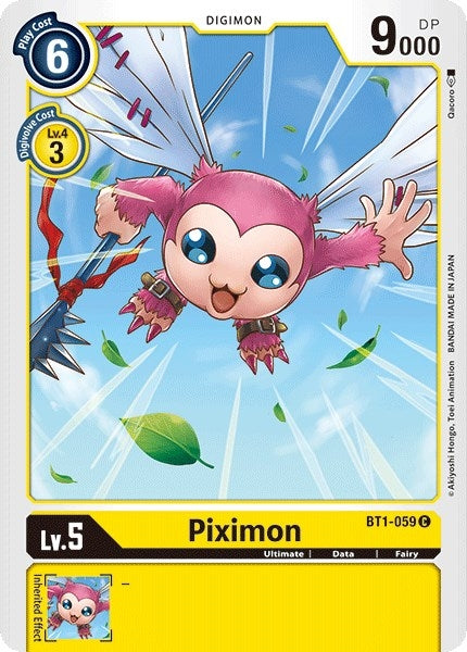 Image for Piximon (BT1-059 C) (BT01-03A) - Digimon Card Game