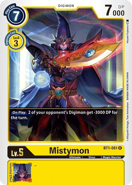 Image for Mistymon (BT1-061 R) (BT01-03A) - Digimon Card Game