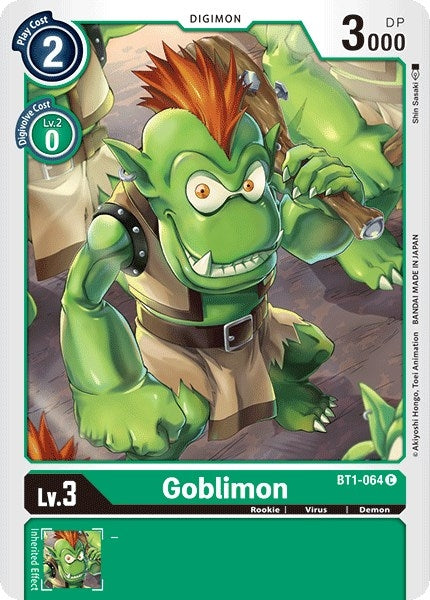 Image for Goblimon (BT1-064 C) (BT01-03A) - Digimon Card Game