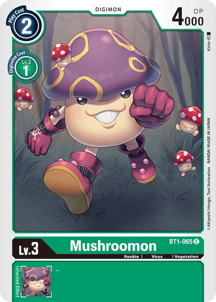 Image for Mushroomon (BT1-065 C) (BT01-03A) - Digimon Card Game