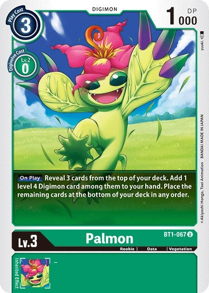 Image for Palmon (BT1-067 U) (BT01-03A) - Digimon Card Game