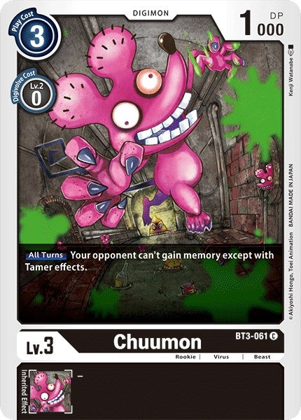Image for Chuumon (BT3-061 C) (BT01-03A) - Digimon Card Game