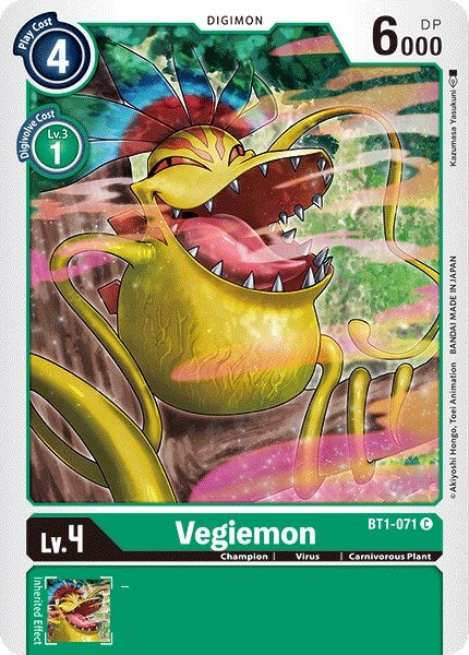 Image for Vegiemon (BT1-071 C) (BT01-03A) - Digimon Card Game