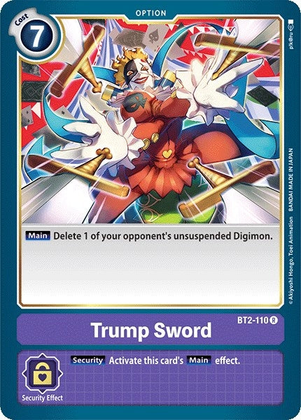 Image for Trump Sword (BT2-110 R) (BT01-03A) - Digimon Card Game