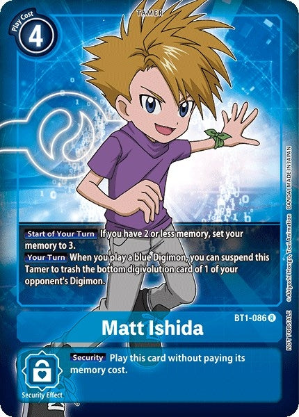 Image for Matt Ishida - BT1-086 (Box Topper) (BT1-086 R) (BT01-03A) - Digimon Card Game
