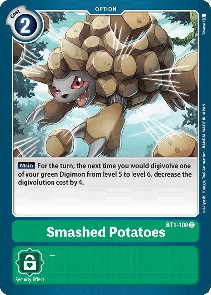 Image for Smashed Potatoes (BT1-109 C) (BT01-03A) - Digimon Card Game