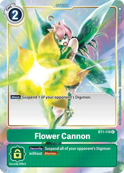 Image for Flower Cannon (Alternate Art) (BT1-110 R) (BT01-03A) - Digimon Card Game