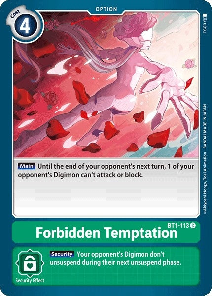 Image for Forbidden Temptation (BT1-113 C) (BT01-03A) - Digimon Card Game
