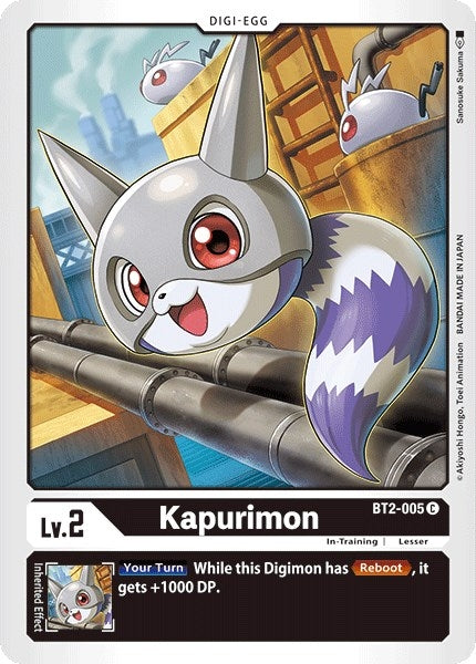 Image for Kapurimon (BT2-005 C) (BT01-03A) - Digimon Card Game