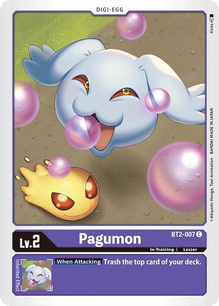 Image for Pagumon (BT2-007 C) (BT01-03A) - Digimon Card Game