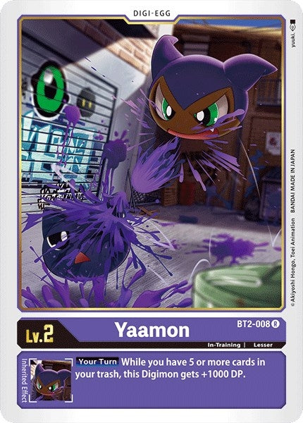 Image for Yaamon (BT2-008 R) (BT01-03A) - Digimon Card Game