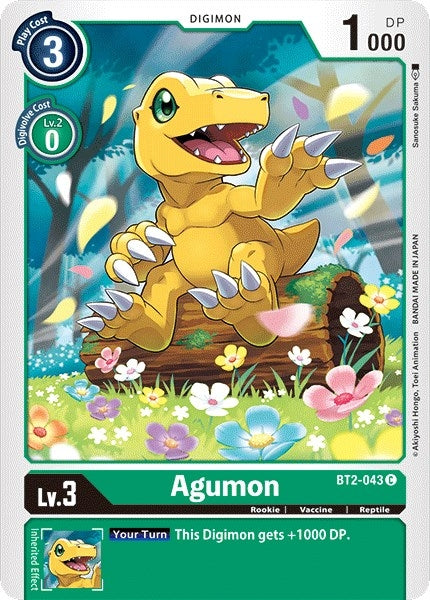 Image for Agumon - BT2-043 (BT2-043 C) (BT01-03A) - Digimon Card Game