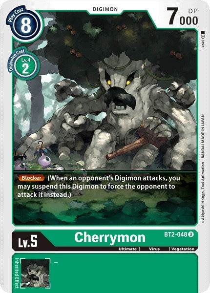 Image for Cherrymon (BT2-048 U) (BT01-03A) - Digimon Card Game