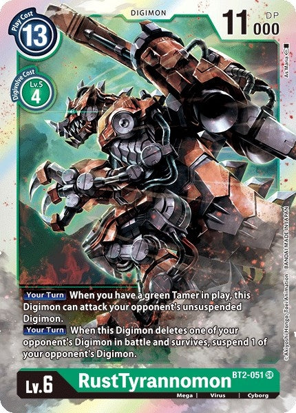 Image for RustTyrannomon (BT2-051 SR) (BT01-03A) - Digimon Card Game